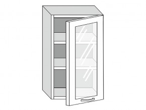 19.50.3 Шкаф настенный (h=913) на 500мм с 1-ой стекл. дверцей в Качканаре - kachkanar.магазин96.com | фото