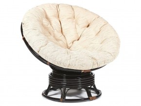 Кресло-качалка Papasan w 23/01 B с подушкой Antique brown, ткань Старт в Качканаре - kachkanar.магазин96.com | фото