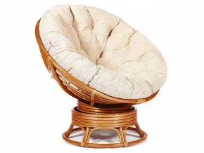 Кресло-качалка Papasan w 23/01 B с подушкой Cognac, ткань Старт в Качканаре - kachkanar.магазин96.com | фото