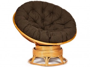 Кресло-качалка Papasan w 23/01 B с подушкой Honey, ткань Коричневый в Качканаре - kachkanar.магазин96.com | фото