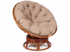 Кресло-качалка Papasan w 23/01 B с подушкой Pecan, экошерсть Коричневый в Качканаре - kachkanar.магазин96.com | фото