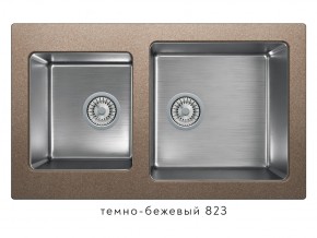 Мойка комбинированная Tolero twist TTS-840 Темно-бежевый 823 в Качканаре - kachkanar.магазин96.com | фото