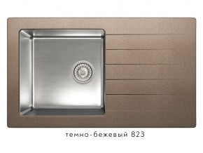 Мойка комбинированная Tolero twist TTS-860 Темно-бежевый 82 в Качканаре - kachkanar.магазин96.com | фото