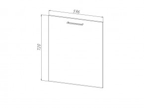 П 60 Комплект для посудомоечной машины 600 мм (цоколь + фасад) ЛДСП в Качканаре - kachkanar.магазин96.com | фото