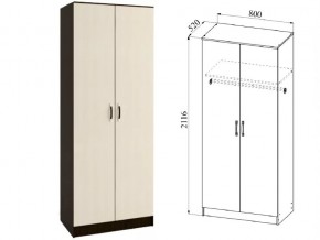 Шкаф 2 двери Ронда ШКР800.1 венге/дуб белфорт в Качканаре - kachkanar.магазин96.com | фото