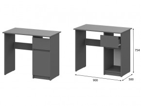 Стол письменный 900 Денвер Графит серый в Качканаре - kachkanar.магазин96.com | фото